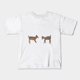 a deer and a lamb Kids T-Shirt